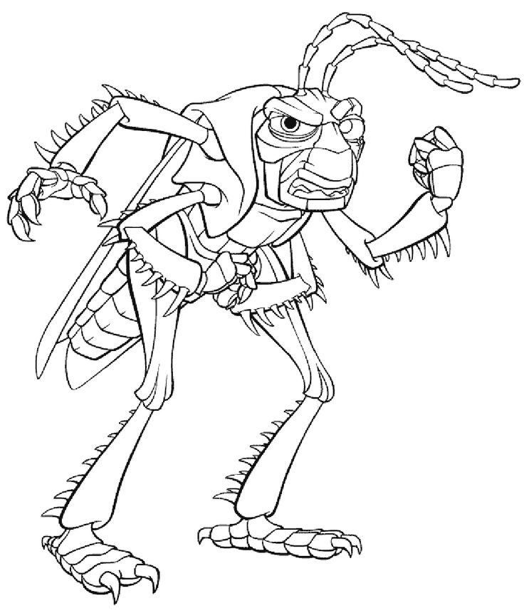 736x861 22 Best A Bug's Life Coloring Pages Images On A Bug'S