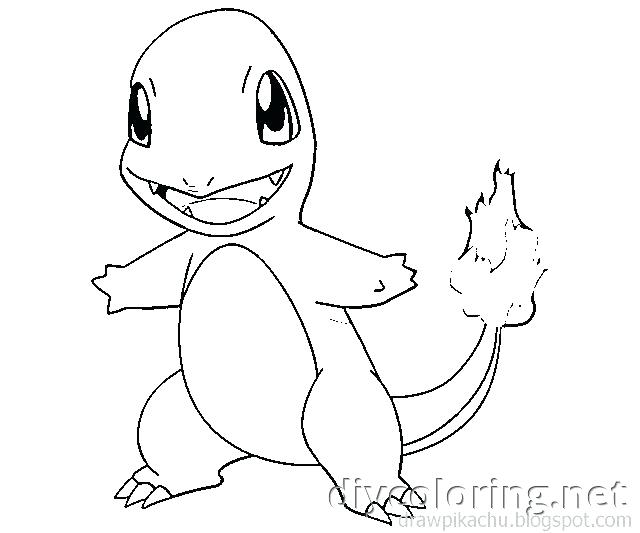 640x533 Pokemon Coloring Pages Charmander Coloring For Kids Coloring Pages