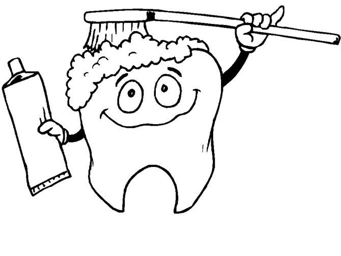 670x503 Lovely Braces Coloring Pages The Queen Of Dental Hygiene Elixir