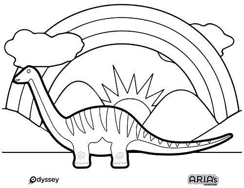 500x386 Brachiosaurus Coloring Page Arias Coloring Free Brachiosaurus
