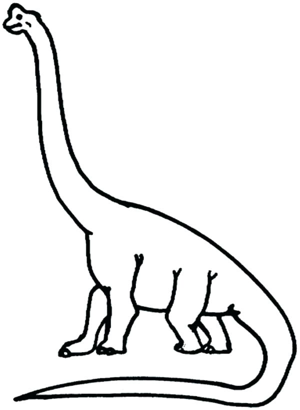 600x820 Brachiosaurus Coloring Page Dinosaur Facts Free Brachiosaurus