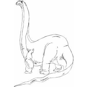 300x300 Brachiosaurus Coloring Page
