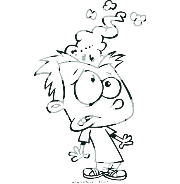 615x627 Brain Coloring Pages To Print Deepart