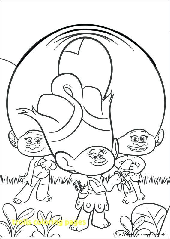 567x794 Branch Coloring Page Trolls