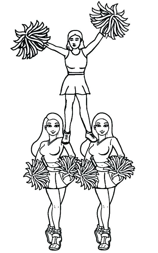 531x850 Cheerleader Coloring Pages Cheerleader Coloring Pages Cheerleader