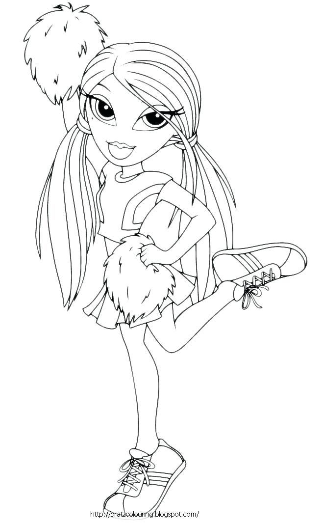657x1067 Cheerleading Coloring Pages Beautiful Cheerleader Coloring Pages