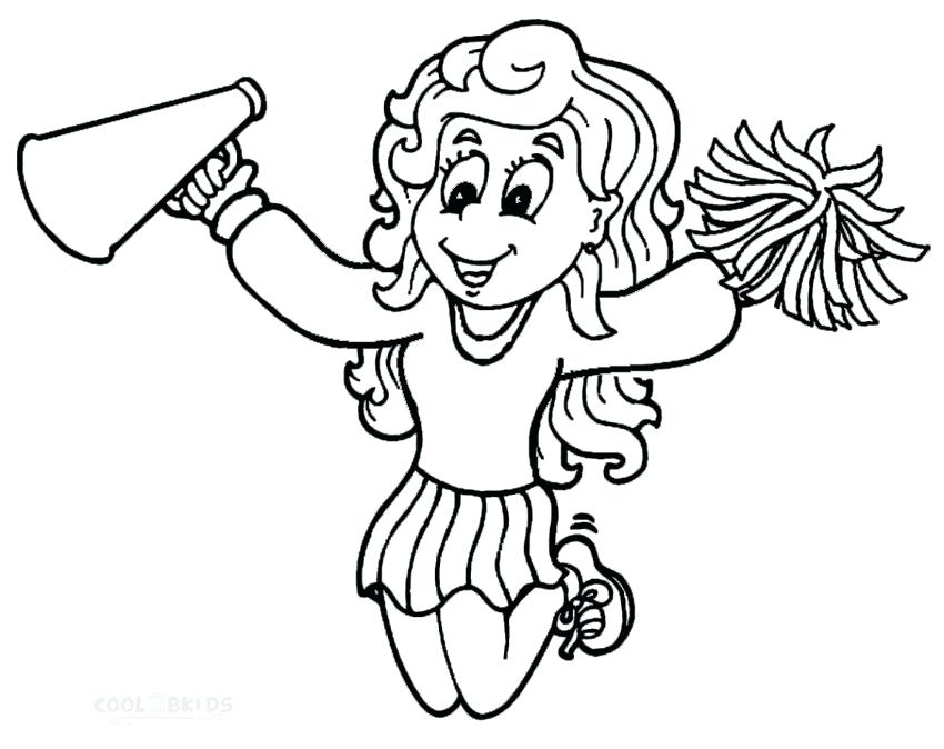 850x674 Cheer Coloring Pages