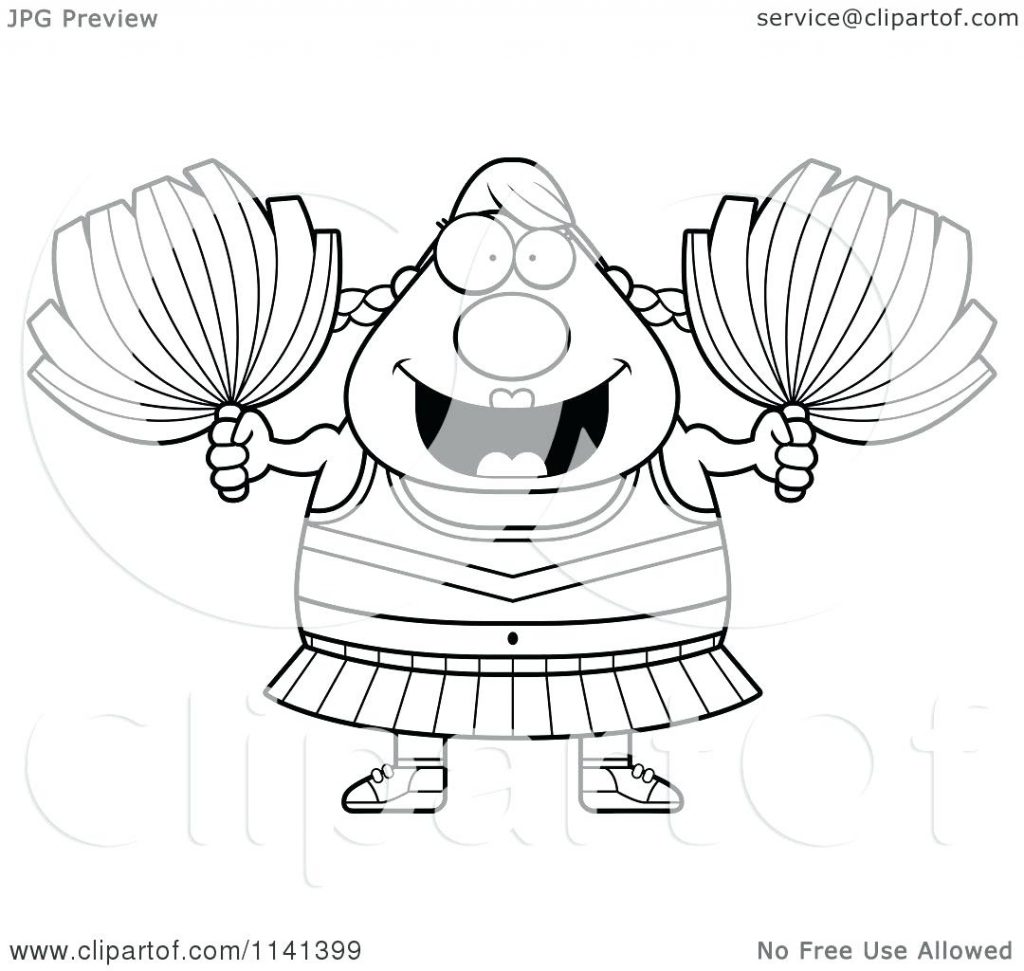 1024x971 Coloring Pages ~ Cheerleader Coloring Pages Cartoon Of A Black