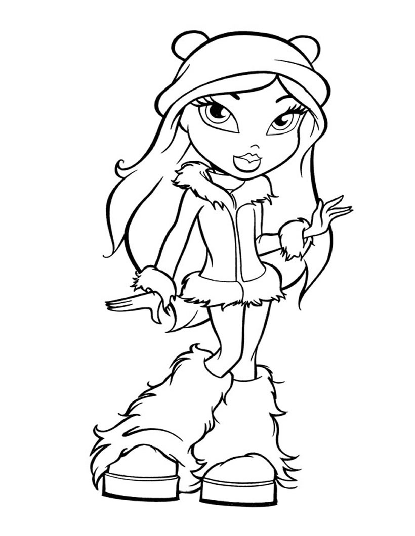 820x1060 Bratz Coloring Pages Free Printable Bratz Coloring Page