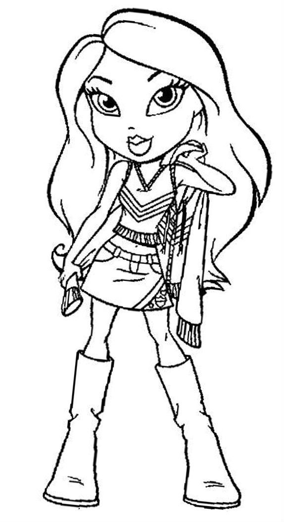 574x1054 Mejores 23 De Bratz Coloring Pages En