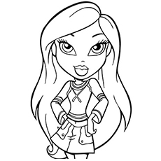230x230 Top 20 Free Printable Bratz Coloring Pages Online