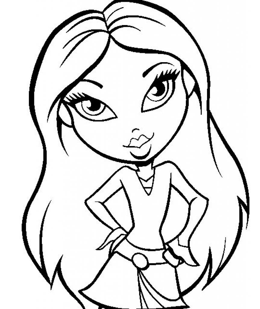 863x1024 Bratz Coloring Pages 9 Bratz Kids Printables Coloring Pages