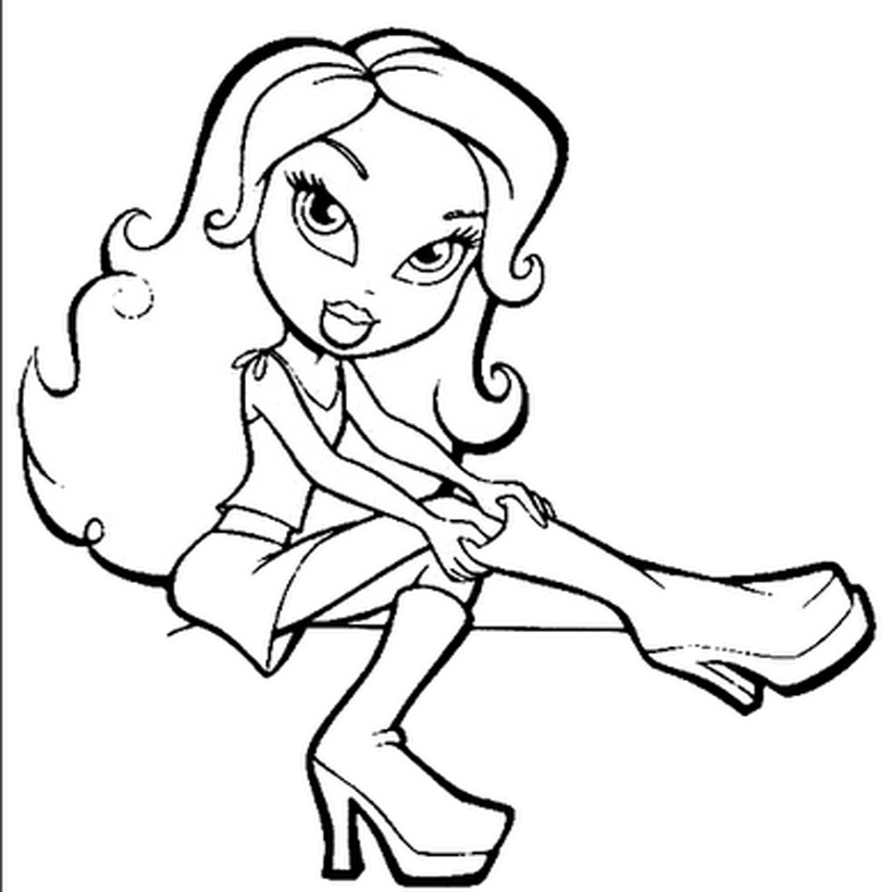 820x820 Bratz Coloring Pages Awesome Bratz Coloring Pictures For Kids