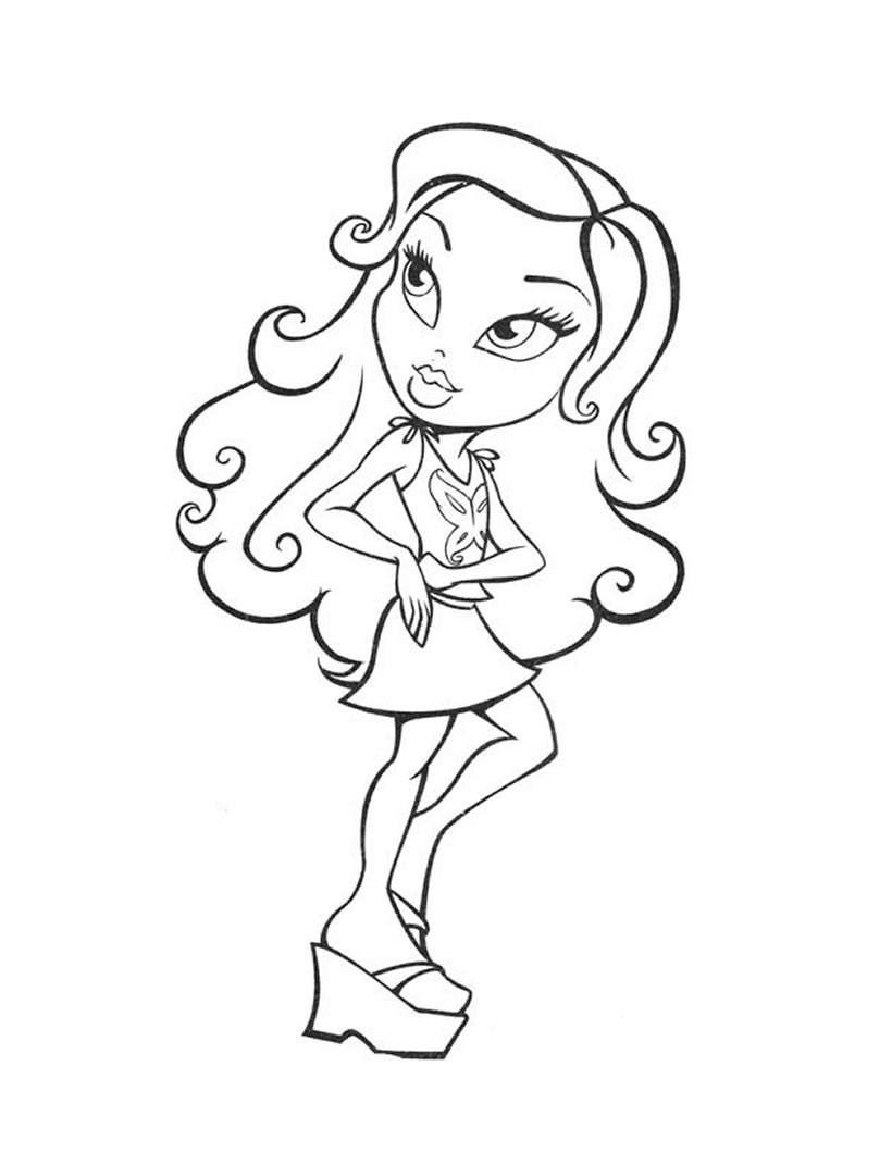 Bratz Coloring Pages Yasmin