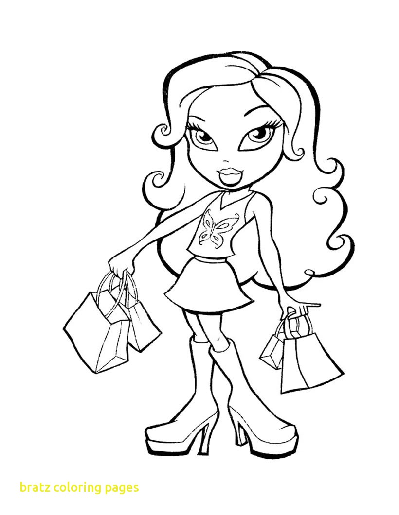 820x1060 Bratz Coloring Pages With Bratz Coloring Pages 18 Online Toy Dolls