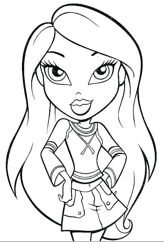 530x781 Coloring Pages Of Bratz Coloring Pages Jade Bratz Coloring Pages