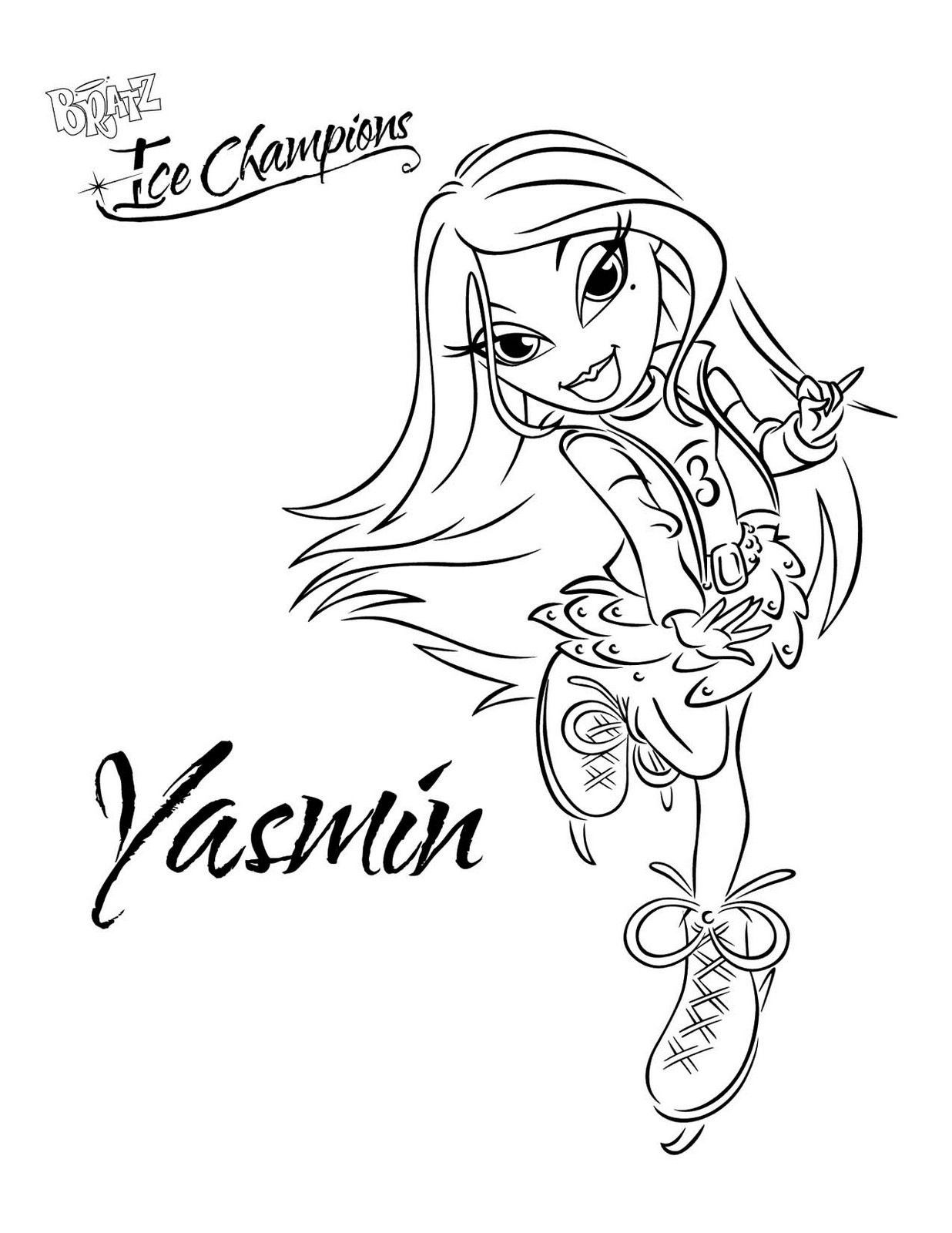 1236x1600 Yasmin Bratz Coloring Pages For Kids Unique Sasha Bratz Coloring