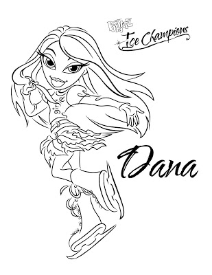 309x400 Bratz Coloring Pages Bratz Coloring Pages Ice Champions