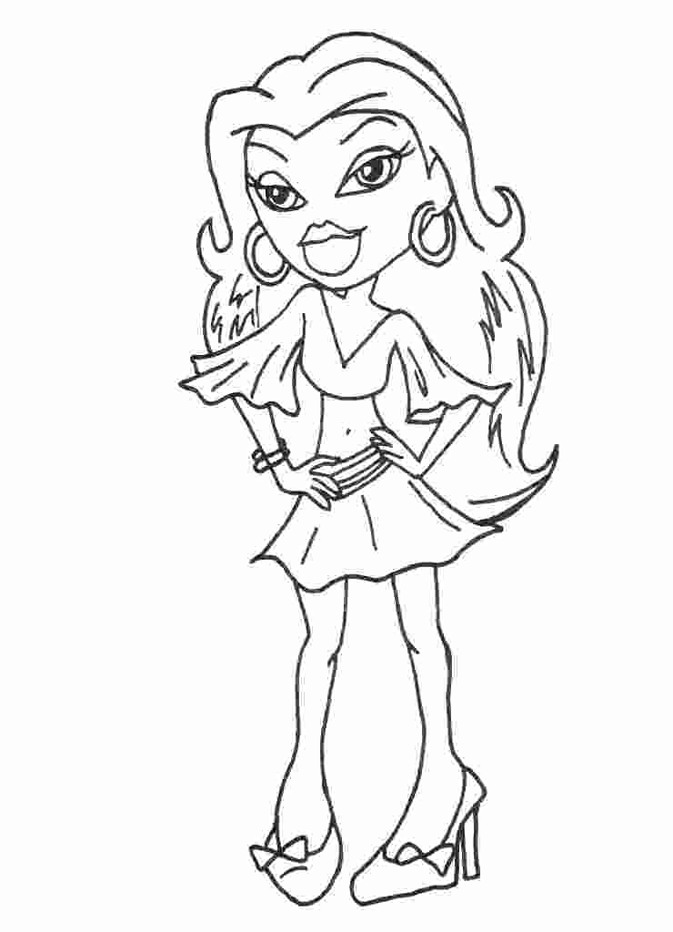 740x1024 Bratz Kidz Coloring Pages Color Pages Coloring Pages Coloring Kids
