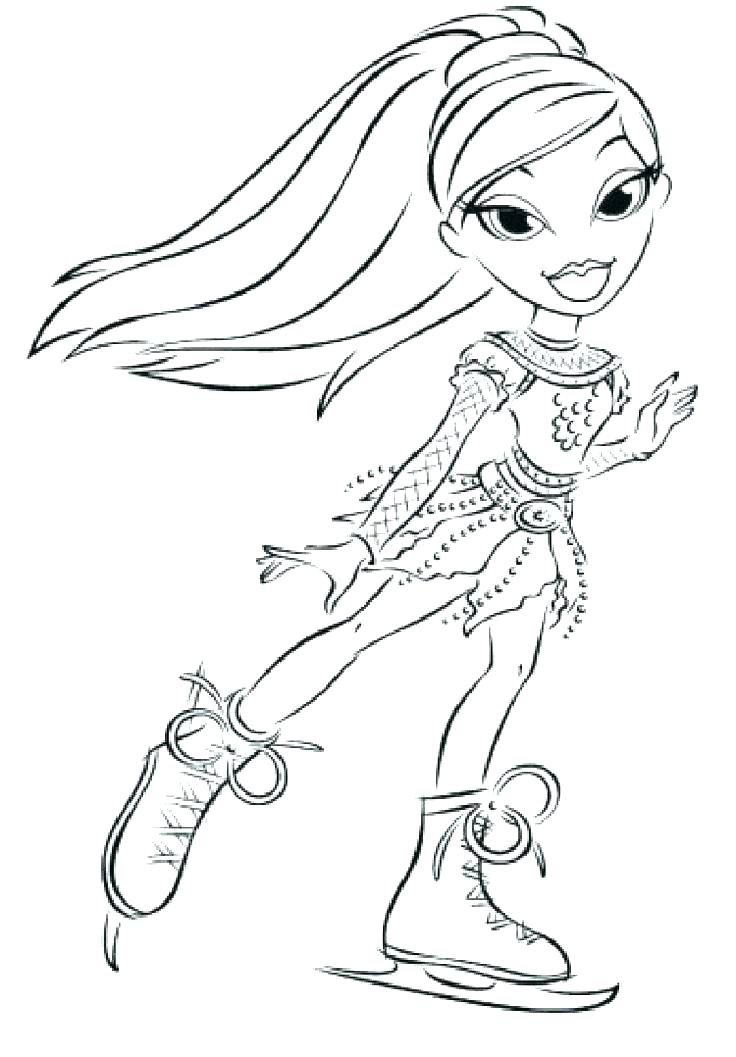 736x1057 Bratz Kidz Coloring Pages Hairstyle Coloring Pages Military Woman