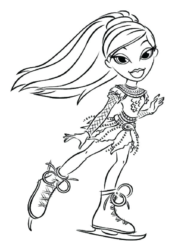 595x842 Bratz Kidz Coloring Pages Jade Try To Choose What To Wear