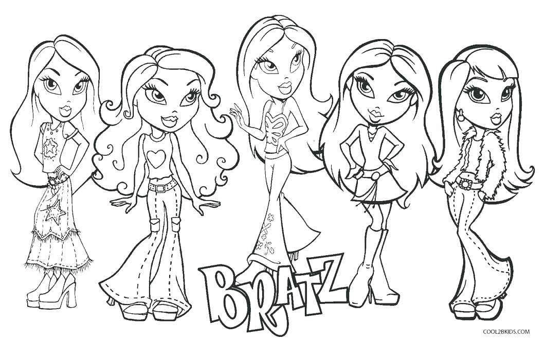 1060x661 Bratz Kidz Fairy Tales Coloring Pages Of Free Printable For Kids