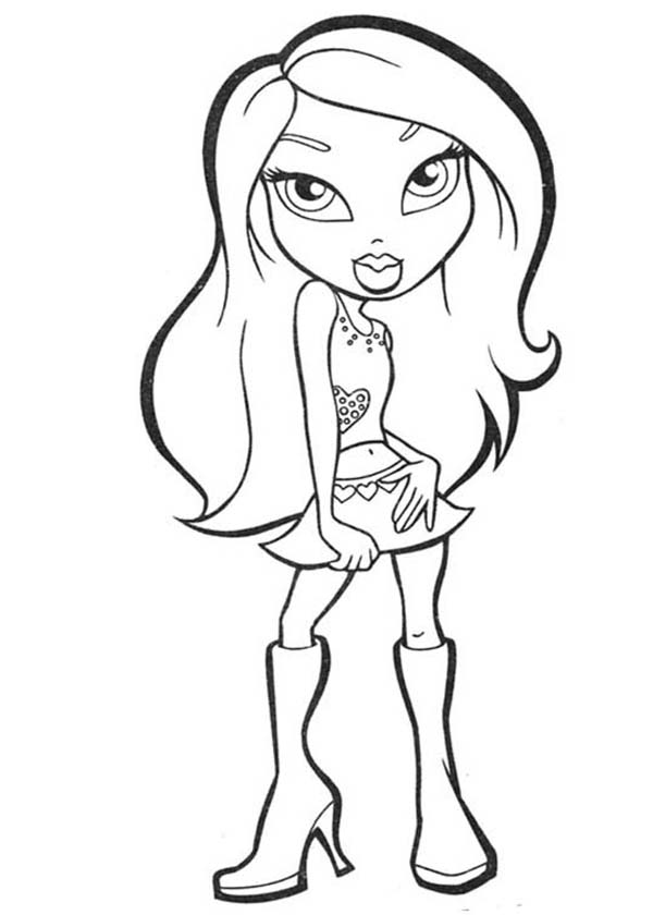 600x840 Bratz Kidz Jade New Collection Coloring Pages Batch Coloring