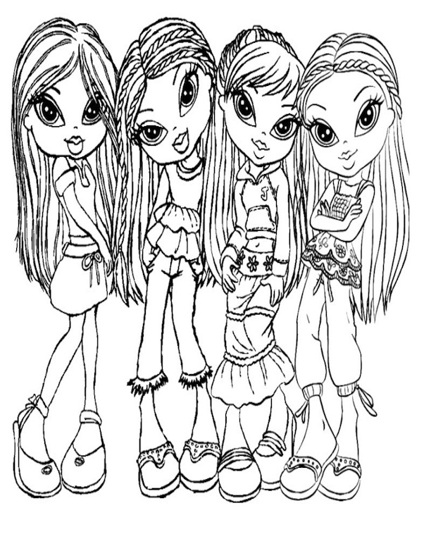 612x792 Z'Onae Coloring Cartoon Charactersratzratz Kids