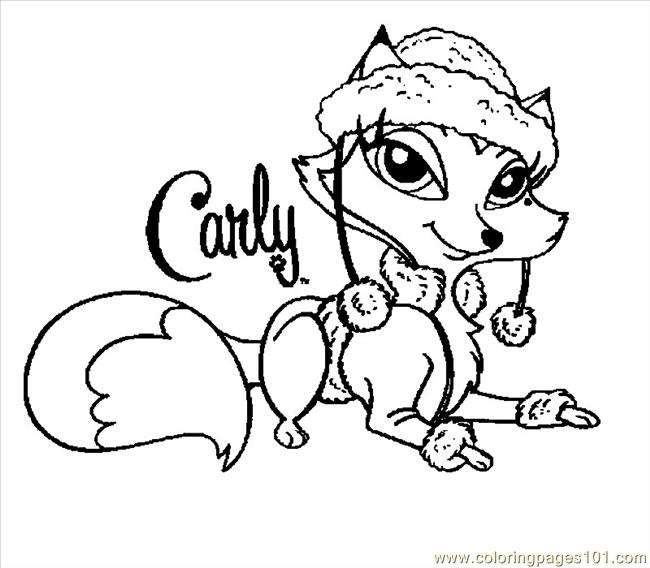 650x568 Bratz Petz 01 Coloring Page
