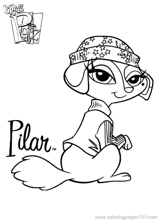 540x750 Coloriage Bratz Petz 006 Coloring Page Free Pokemon Abra