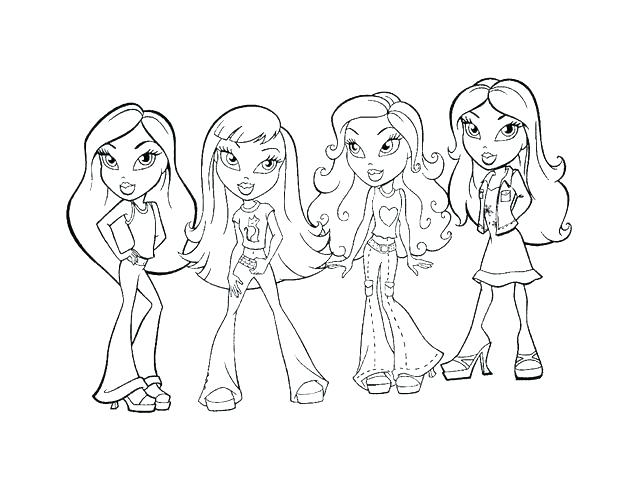 620x480 Bratz Printable Coloring Pages Kids N Fun Com 6 Coloring Pages