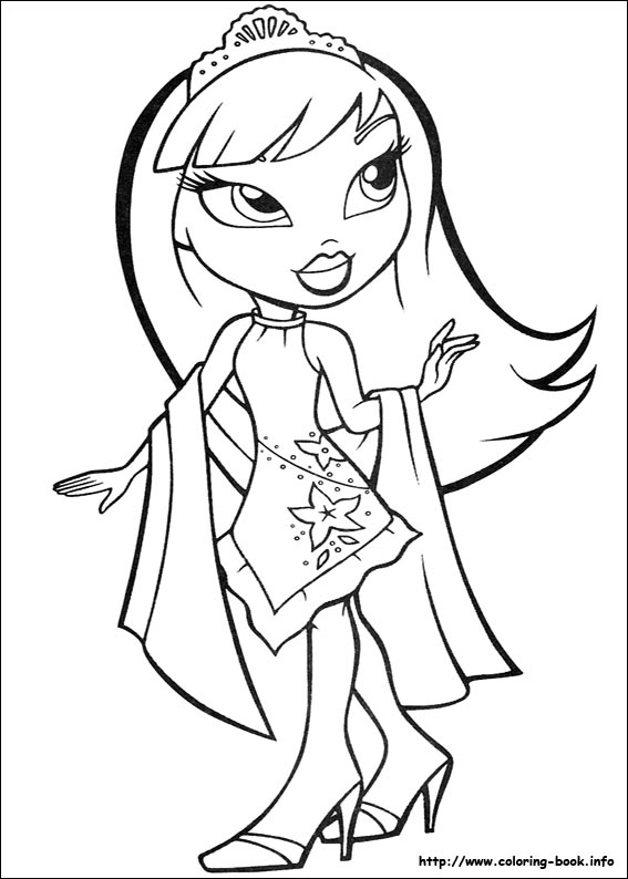 567x794 Bratz Coloring Pages On Coloring