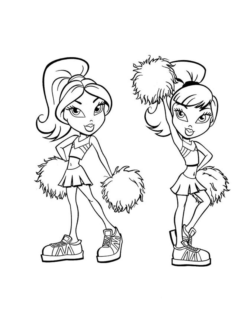 820x1060 Coloring Pages For Girls Bratz Free