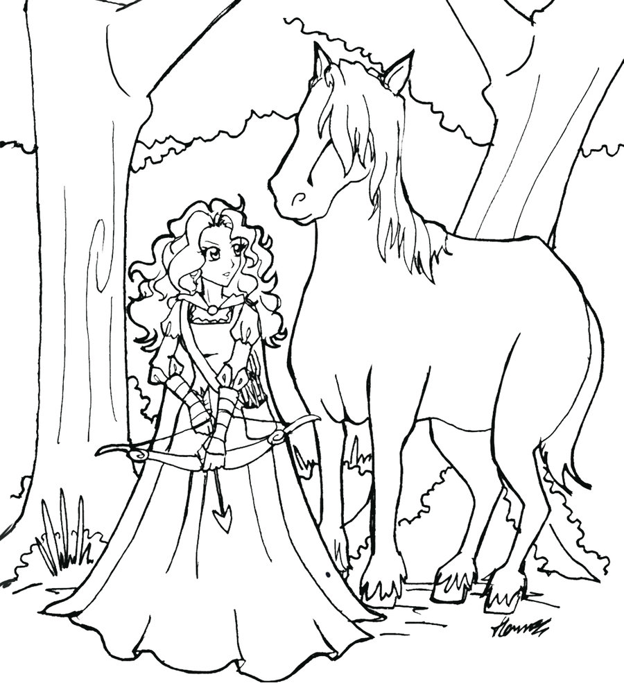 900x992 Brave Coloring Pages