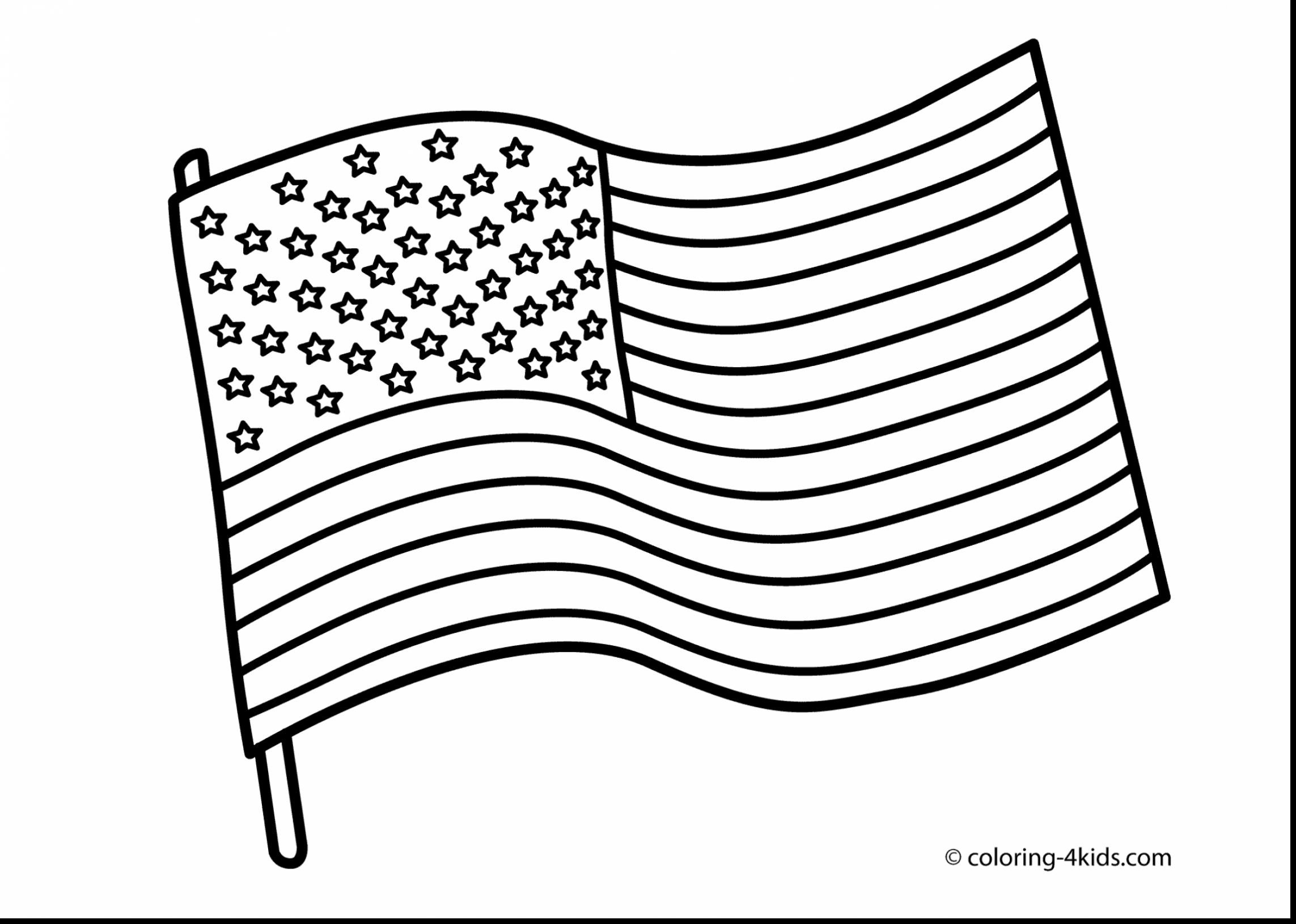 2286x1631 Flag Coloring Page