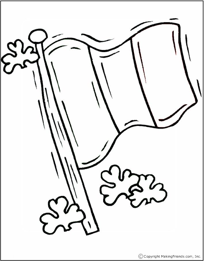 708x908 Irish Flag Coloring Page Irish Flags, Flags And Ireland