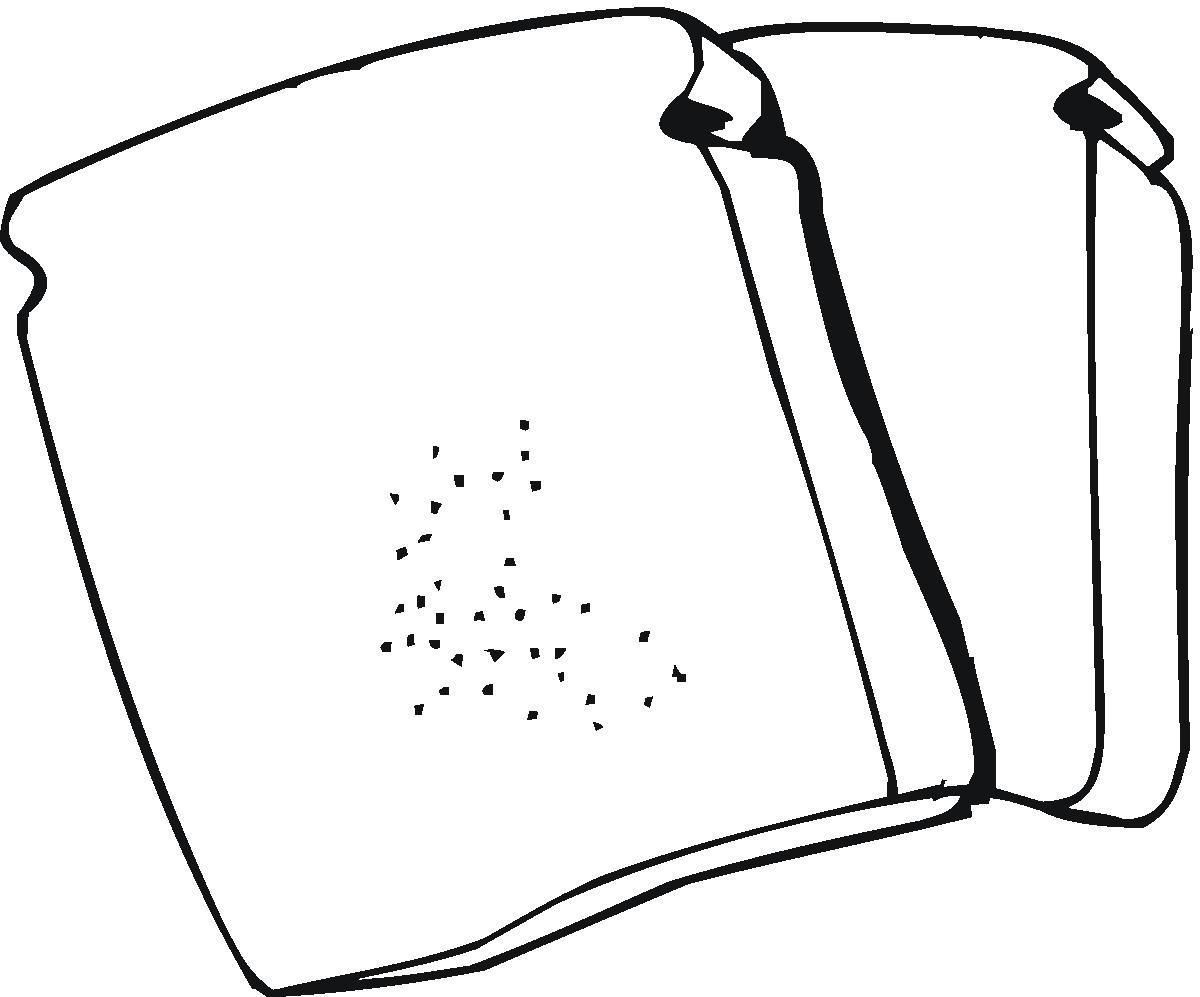 1200x997 Weird Slice Of Bread Coloring Page Pages Conne