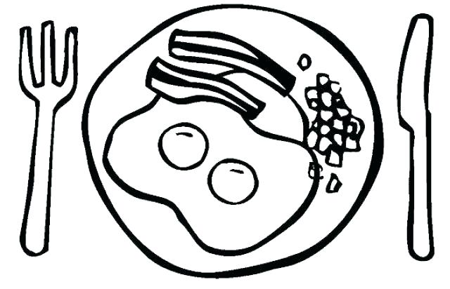 640x412 Breakfast Coloring Pages Breakfast Coloring Pages Amazing