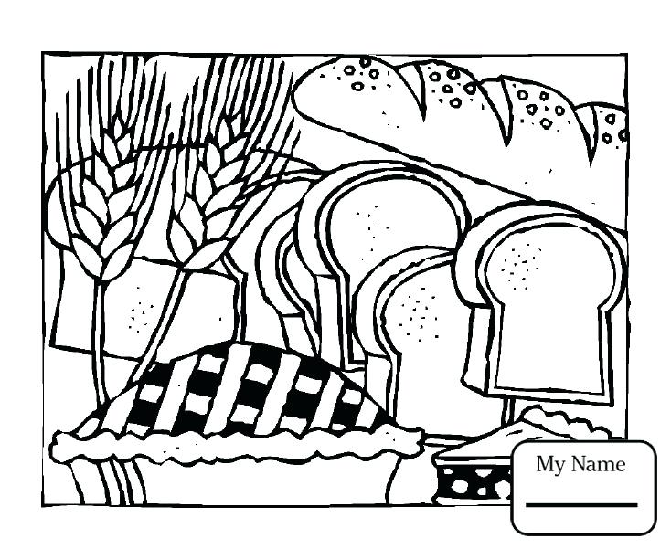 734x601 Breakfast Coloring Pages Breakfasts Beans Home Housework Coloring