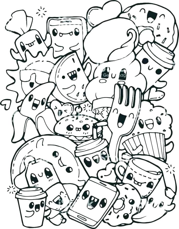 687x877 Healthy Food Coloring Pages Food Coloring Pages Breakfast Coloring