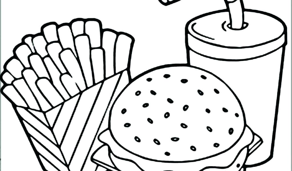 1024x600 French Toast Coloring Page