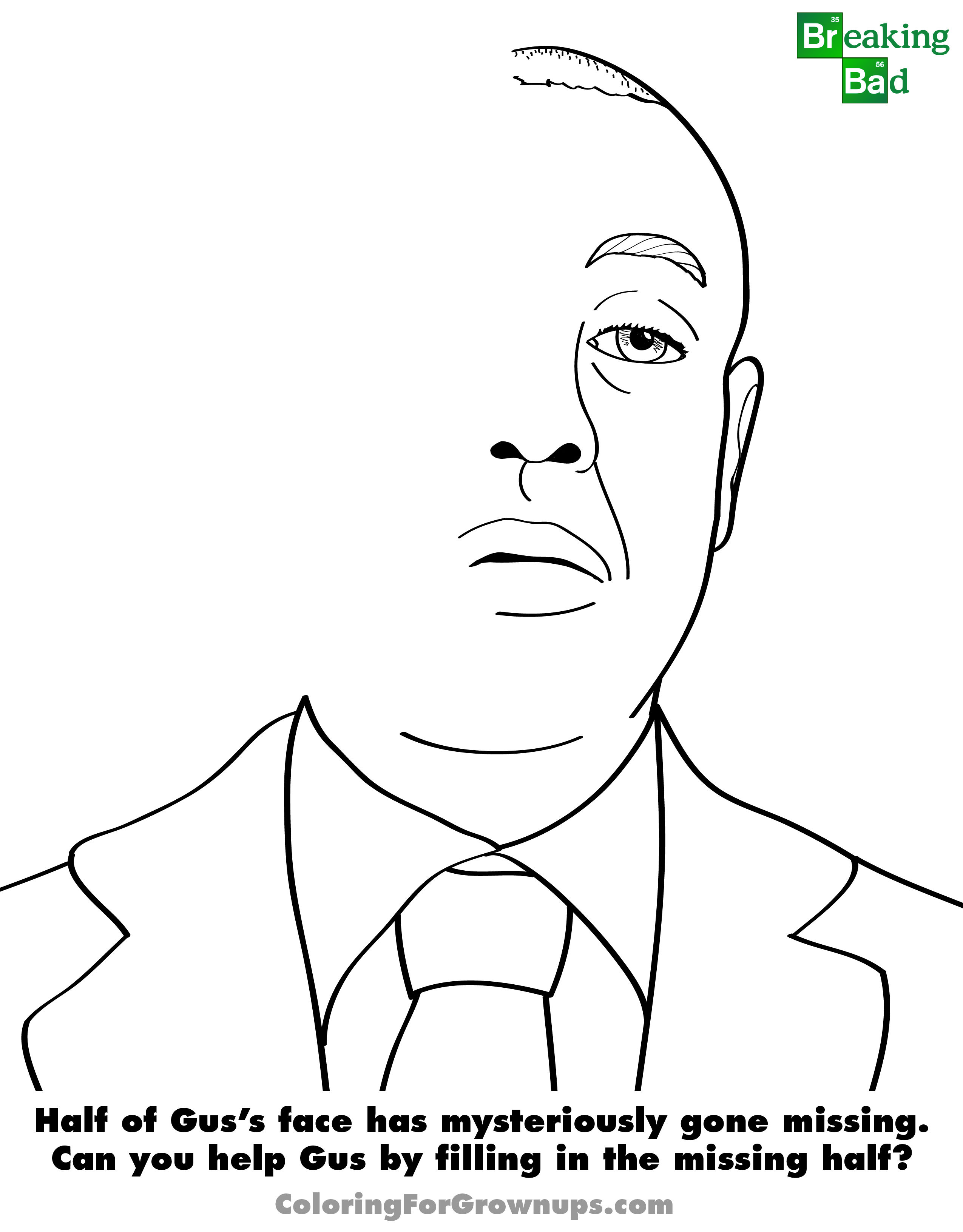 2550x3263 Breaking Bad Coloring Page Coloring