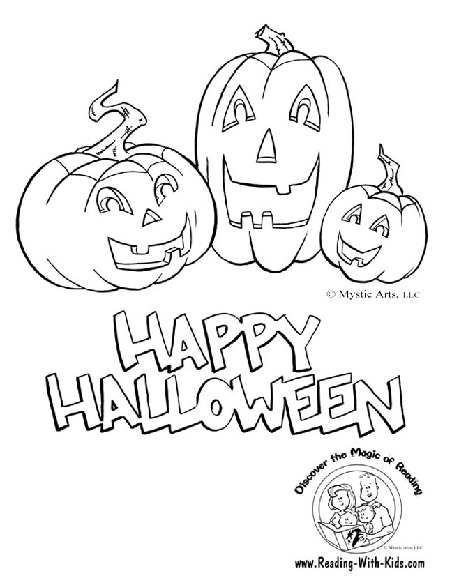 648x839 Halloween Coloring Pages