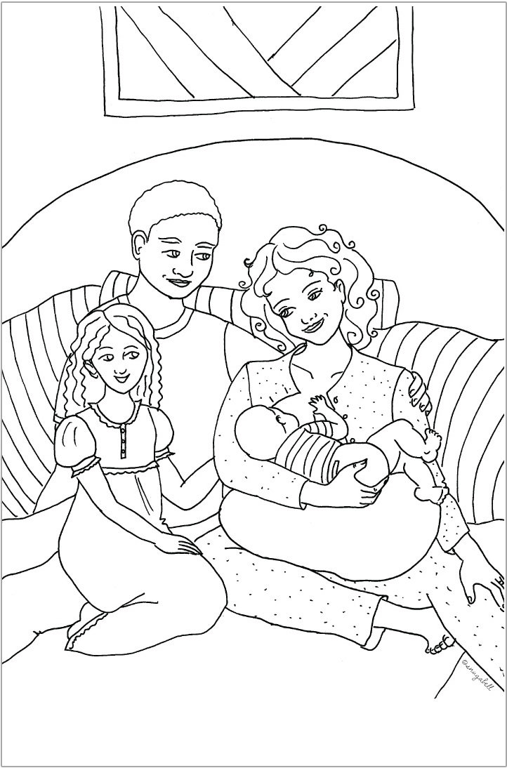 722x1094 Through A Child's Eyes Keepsake Colouring Book Snugabell