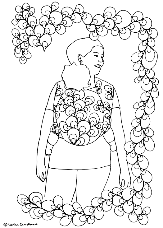 525x733 Babywearing Coloring Book Aprilmay Play Date Ideas