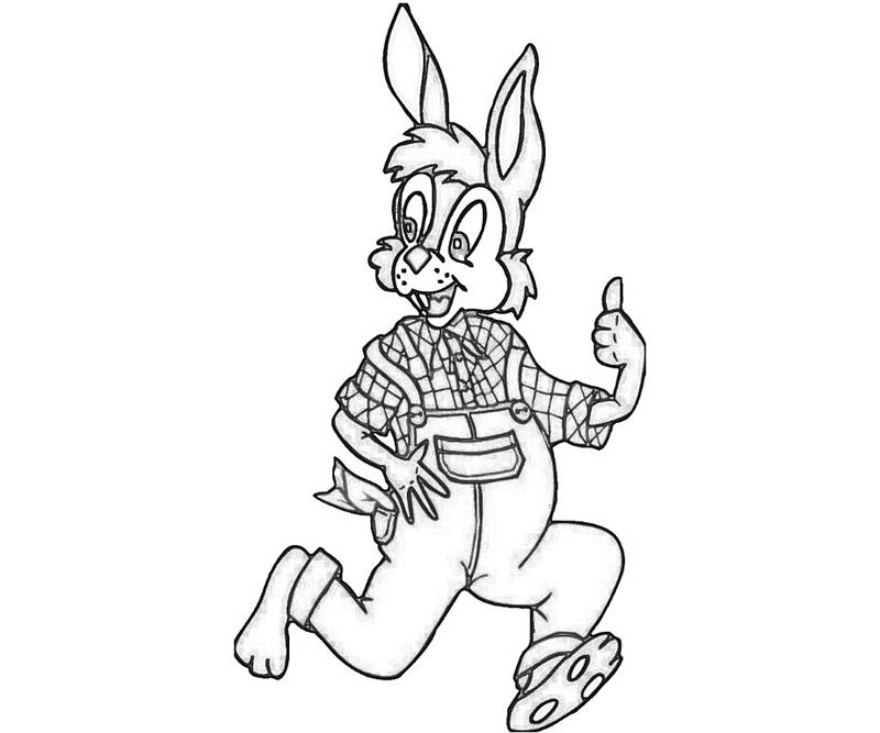 800x667 Brer Rabbit Playing How Coloring