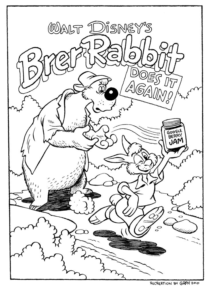 736x1008 Brer Rabbit Colouring Pages Disney's Song Of The South