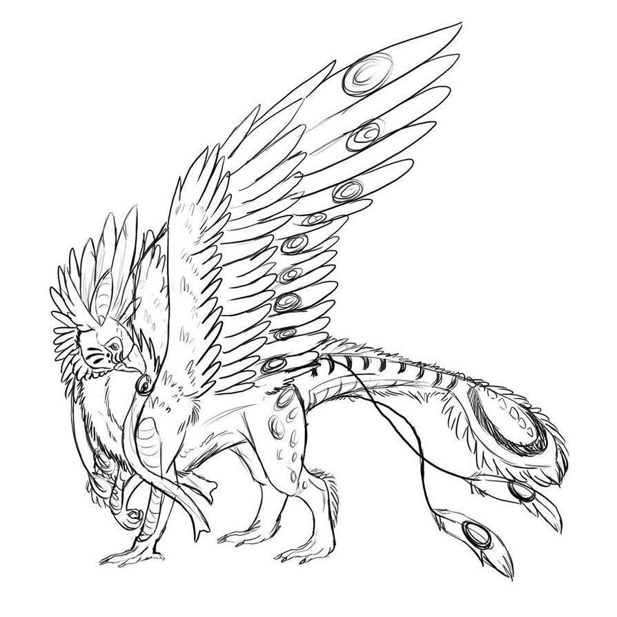 894x894 27 Griffin Coloring Pages Images Free Coloring Pages Part 3