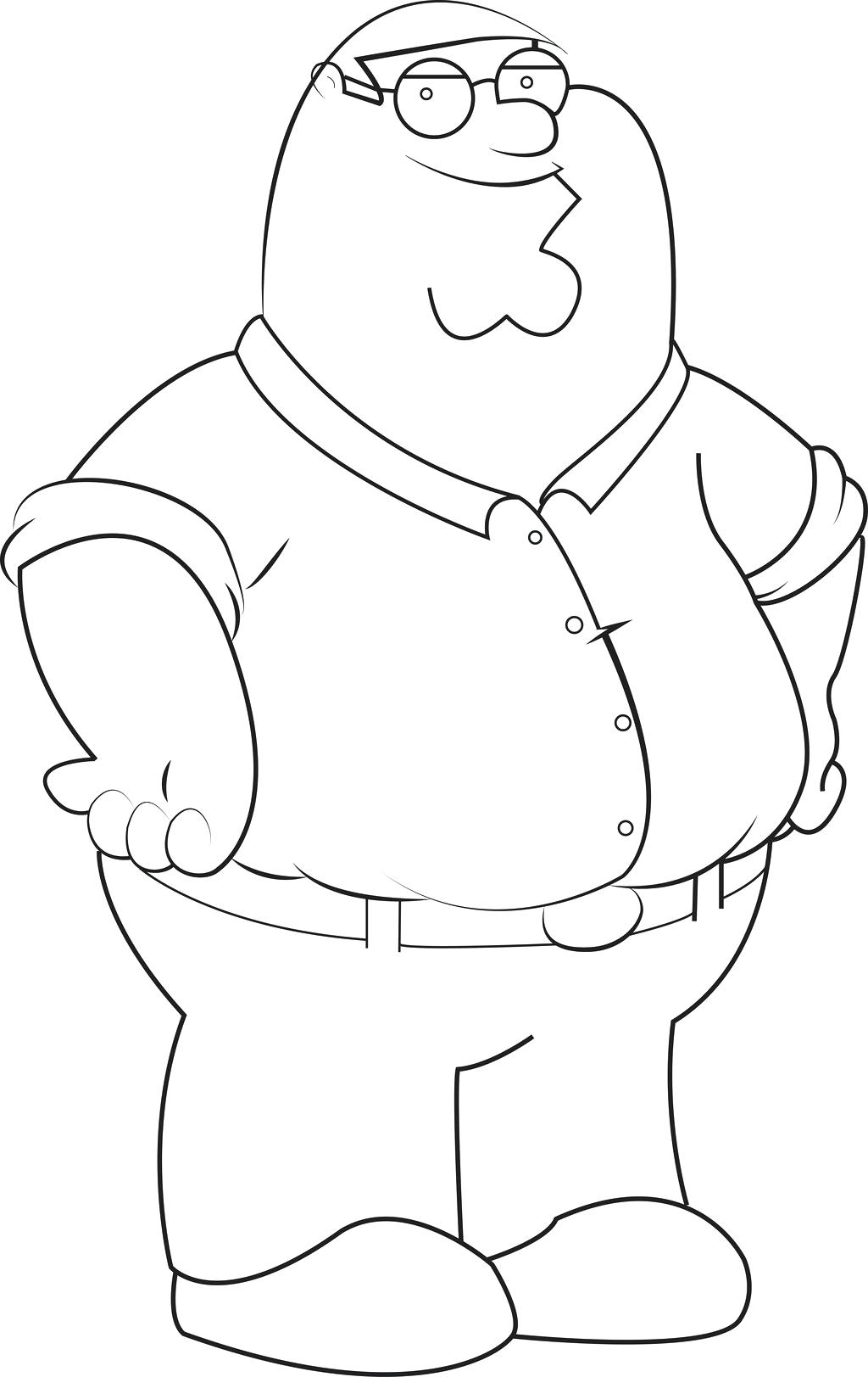 1024x1623 Coloring Pages ~ Family Guy Coloring Pages Online Family Guy