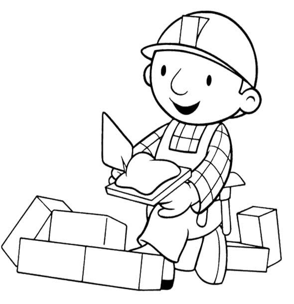 Brick Coloring Page